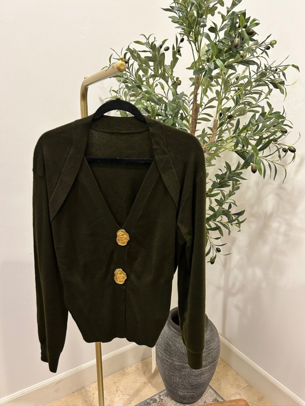 Commense Dark Green Sweater